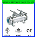 Double Block and Bleed Industrial Ball Valve